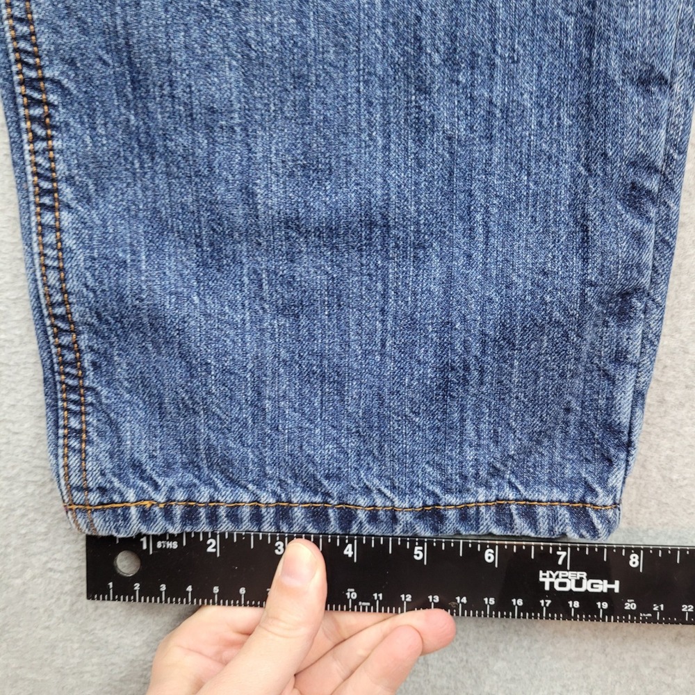 Carhartt Jeans Mens 32x30 Blue Relaxed Fit Flannel Lined Denim BD4942-M - Picture 3 of 8